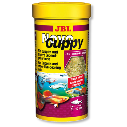 JBL NovoGuppy Корм для гуппи и живородящих, хлопья – интернет-магазин Ле’Муррр