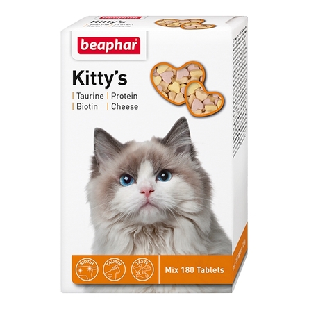 Beaphar Kitty's Mix Кормовая добавка для кошек, 180 таблеток – интернет-магазин Ле’Муррр