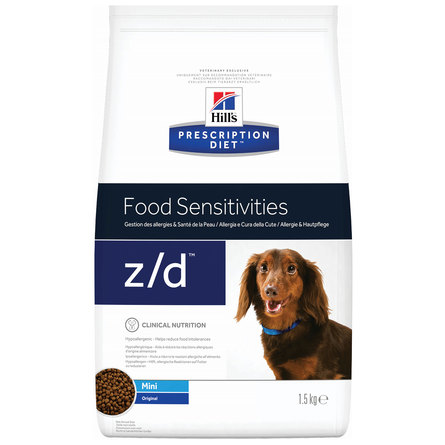 Hill's Prescription Diet z/d Mini Сухой корм для собак при пищевой аллергии – интернет-магазин Ле’Муррр