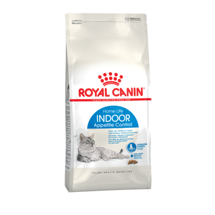 Royal Canin Indoor Appetite Control Облегченный сухой корм для взрослых домашних и малоактивных кошек – интернет-магазин Ле’Муррр